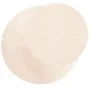Alfombra de pelo corto suave lavable HUARTE beige Ø 120 cm de , Alfombras - Ref: Foro24-375029, Precio: 47,19 €, Descuento: %