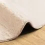 Alfombra de pelo corto suave lavable HUARTE beige Ø 120 cm de , Alfombras - Ref: Foro24-375029, Precio: 47,19 €, Descuento: %