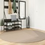 Alfombra de pelo corto suave lavable HUARTE arena Ø 200 cm de , Alfombras - Ref: Foro24-375069, Precio: 119,15 €, Descuento: %