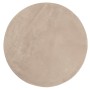 Alfombra de pelo corto suave lavable HUARTE arena Ø 200 cm de , Alfombras - Ref: Foro24-375069, Precio: 119,15 €, Descuento: %