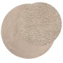 Alfombra de pelo corto suave lavable HUARTE arena Ø 200 cm de , Alfombras - Ref: Foro24-375069, Precio: 119,15 €, Descuento: %