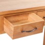 Mesa consola con 2 cajones madera maciza de roble 83x30x73 cm en Mesas auxiliares | Comprar online en Foru.es