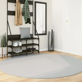 Alfombra de pelo corto suave lavable HUARTE gris Ø 200 cm de , Alfombras - Ref: Foro24-375088, Precio: 87,41 €, Descuento: %