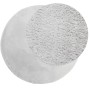 Alfombra de pelo corto suave lavable HUARTE gris Ø 200 cm de , Alfombras - Ref: Foro24-375088, Precio: 101,28 €, Descuento: %