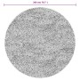Alfombra de pelo corto suave lavable HUARTE gris Ø 200 cm de , Alfombras - Ref: Foro24-375088, Precio: 101,28 €, Descuento: %