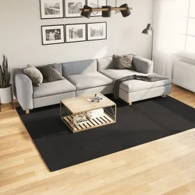 Alfombra de pelo corto suave lavable HUARTE negro 200x280 cm de , Alfombras - Ref: Foro24-375119, Precio: 134,66 €, Descuento: %