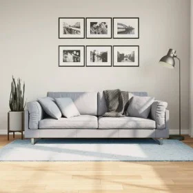 Alfombra de pelo corto suave lavable HUARTE azul 100x200 cm by , Rugs - Ref: Foro24-375131, Price: 39,59 €, Discount: %