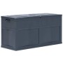 Caja de almacenamiento de jardín 320 L negro de vidaXL, Cajas de almacenaje para exteriores - Ref: Foro24-45688, Precio: 74,3...