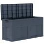 Caja de almacenamiento de jardín 320 L negro de vidaXL, Cajas de almacenaje para exteriores - Ref: Foro24-45688, Precio: 74,3...