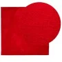 Alfombra de pelo corto suave lavable HUARTE rojo 160x160 cm de , Alfombras - Ref: Foro24-375173, Precio: 53,97 €, Descuento: %
