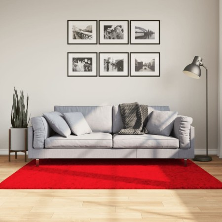 Alfombra de pelo corto suave lavable HUARTE rojo 120x170 cm de , Alfombras - Ref: Foro24-375171, Precio: 59,21 €, Descuento: %