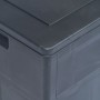 Caja de almacenamiento de jardín 320 L negro de vidaXL, Cajas de almacenaje para exteriores - Ref: Foro24-45688, Precio: 74,3...