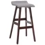 Taburetes de cocina 2 unidades tela gris claro de vidaXL, Taburetes de cocina - Ref: Foro24-249584, Precio: 100,58 €, Descuen...