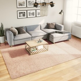 Alfombra de pelo corto suave lavable HUARTE rosado 240x340 cm de , Alfombras - Ref: Foro24-375159, Precio: 141,53 €, Descuent...