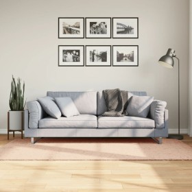 Alfombra de pelo corto suave lavable HUARTE rosado 100x200 cm de , Alfombras - Ref: Foro24-375150, Precio: 39,94 €, Descuento: %