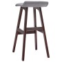Taburetes de cocina 2 unidades tela gris claro de vidaXL, Taburetes de cocina - Ref: Foro24-249584, Precio: 101,81 €, Descuen...