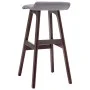 Taburetes de cocina 2 unidades tela gris claro de vidaXL, Taburetes de cocina - Ref: Foro24-249584, Precio: 100,58 €, Descuen...