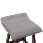 Taburetes de cocina 2 unidades tela gris claro de vidaXL, Taburetes de cocina - Ref: Foro24-249584, Precio: 101,81 €, Descuen...