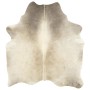 Alfombra de piel de vaca auténtica beige 180x220 cm de , Alfombras - Ref: Foro24-376704, Precio: 286,32 €, Descuento: %
