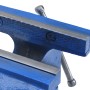Tornillo de banco hierro fundido azul 200 mm de , Abrazaderas y tornillos - Ref: Foro24-154641, Precio: 122,78 €, Descuento: %