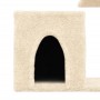 Rascador para gatos con postes de sisal color crema 50,5 cm de , Mobiliario para gatos - Ref: Foro24-172124, Precio: 32,44 €,...