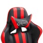 Silla de gaming de cuero sintético rojo de vidaXL, Sillones para videojuegos - Ref: Foro24-20209, Precio: 183,62 €, Descuento: %