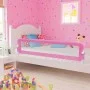 Pink polyester child bed safety rail 180x42 cm by vidaXL, Safety railings - Ref: Foro24-10171, Price: 33,58 €, Discount: %