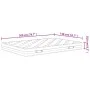 Mittelfeste Bonnell-Federkernmatratze 140 x 200 cm von , Matratzen - Ref: Foro24-3206395, Preis: 201,94 €, Rabatt: %