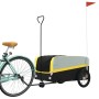 Remolque para bicicleta hierro negro y amarillo 45 kg de , Remolques para bicicletas - Ref: Foro24-94064, Precio: 84,63 €, De...