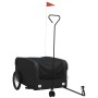 Remolque para bicicleta hierro negro 45 kg de , Remolques para bicicletas - Ref: Foro24-94066, Precio: 87,50 €, Descuento: %