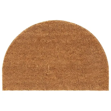 Felpudo semicircular de fibra de coco natural 40x60 cm de , Felpudos - Ref: Foro24-155560, Precio: 28,23 €, Descuento: %