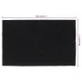 Felpudo de fibra de coco negro 50x80 cm de , Felpudos - Ref: Foro24-155574, Precio: 40,41 €, Descuento: %