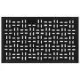 Felpudo rectangular de goma 45x75 cm by , Doormats - Ref: Foro24-155658, Price: 18,38 €, Discount: %