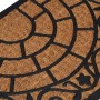 Felpudo semicircular de goma y fibra de coco 45x75 cm de , Felpudos - Ref: Foro24-155884, Precio: 24,02 €, Descuento: %