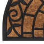 Felpudo semicircular de goma y fibra de coco 45x75 cm de , Felpudos - Ref: Foro24-155884, Precio: 24,02 €, Descuento: %
