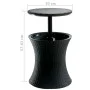 Keter Mesa de bar nevera Rattan antracita 203835 de , Neveras - Ref: Foro24-404260, Precio: 106,48 €, Descuento: %