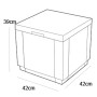 Keter Nevera Ice Cube capuchino 223761 de , Neveras - Ref: Foro24-408953, Precio: 81,09 €, Descuento: %