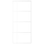 Puerta corredera ESG vidrio y aluminio blanca 90x205 cm de , Puertas para el hogar - Ref: Foro24-151685, Precio: 179,72 €, De...