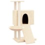 Rascador para gatos con postes de sisal crema 96 cm de , Mobiliario para gatos - Ref: Foro24-171645, Precio: 44,36 €, Descuen...
