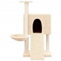 Rascador para gatos con postes de sisal crema 96 cm de , Mobiliario para gatos - Ref: Foro24-171645, Precio: 44,36 €, Descuen...