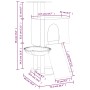 Rascador para gatos con postes de sisal crema 96 cm de , Mobiliario para gatos - Ref: Foro24-171645, Precio: 44,36 €, Descuen...