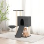 Rascador para gatos con postes de sisal gris oscuro 96 cm de , Mobiliario para gatos - Ref: Foro24-171647, Precio: 39,41 €, D...