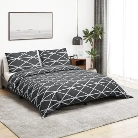 Juego de funda nórdica algodón gris 260x220 cm de , Fundas de nórdico - Ref: Foro24-136061, Precio: 27,16 €, Descuento: %