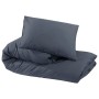Juego de funda nórdica algodón gris antracita 200x220 cm de , Fundas de nórdico - Ref: Foro24-136089, Precio: 35,97 €, Descue...