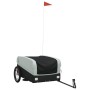 Remolque para bicicleta hierro negro y gris 45 kg de , Remolques para bicicletas - Ref: Foro24-94042, Precio: 89,82 €, Descue...