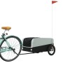 Remolque para bicicleta hierro negro y gris 45 kg de , Remolques para bicicletas - Ref: Foro24-94042, Precio: 89,82 €, Descue...