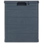 Caja de almacenamiento de jardín 90 L gris antracita de vidaXL, Cajas de almacenaje para exteriores - Ref: Foro24-45684, Prec...