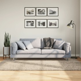 Alfombra pelo largo aspecto brillante ISTAN beige 140x200 cm de , Alfombras - Ref: Foro24-375653, Precio: 68,64 €, Descuento: %