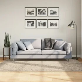 Alfombra pelo largo aspecto brillante ISTAN beige 140x200 cm de , Alfombras - Ref: Foro24-375653, Precio: 67,55 €, Descuento: %