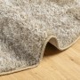 Alfombra pelo largo aspecto brillante ISTAN beige Ø 100 cm de , Alfombras - Ref: Foro24-375658, Precio: 32,68 €, Descuento: %